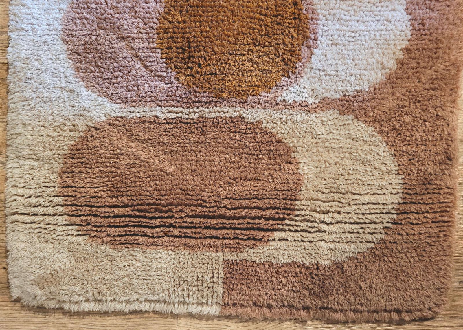 Vintage Mid Century Rug / 1960's Rug / Mid Century Modern Rug / Retro Rug photo vinterior