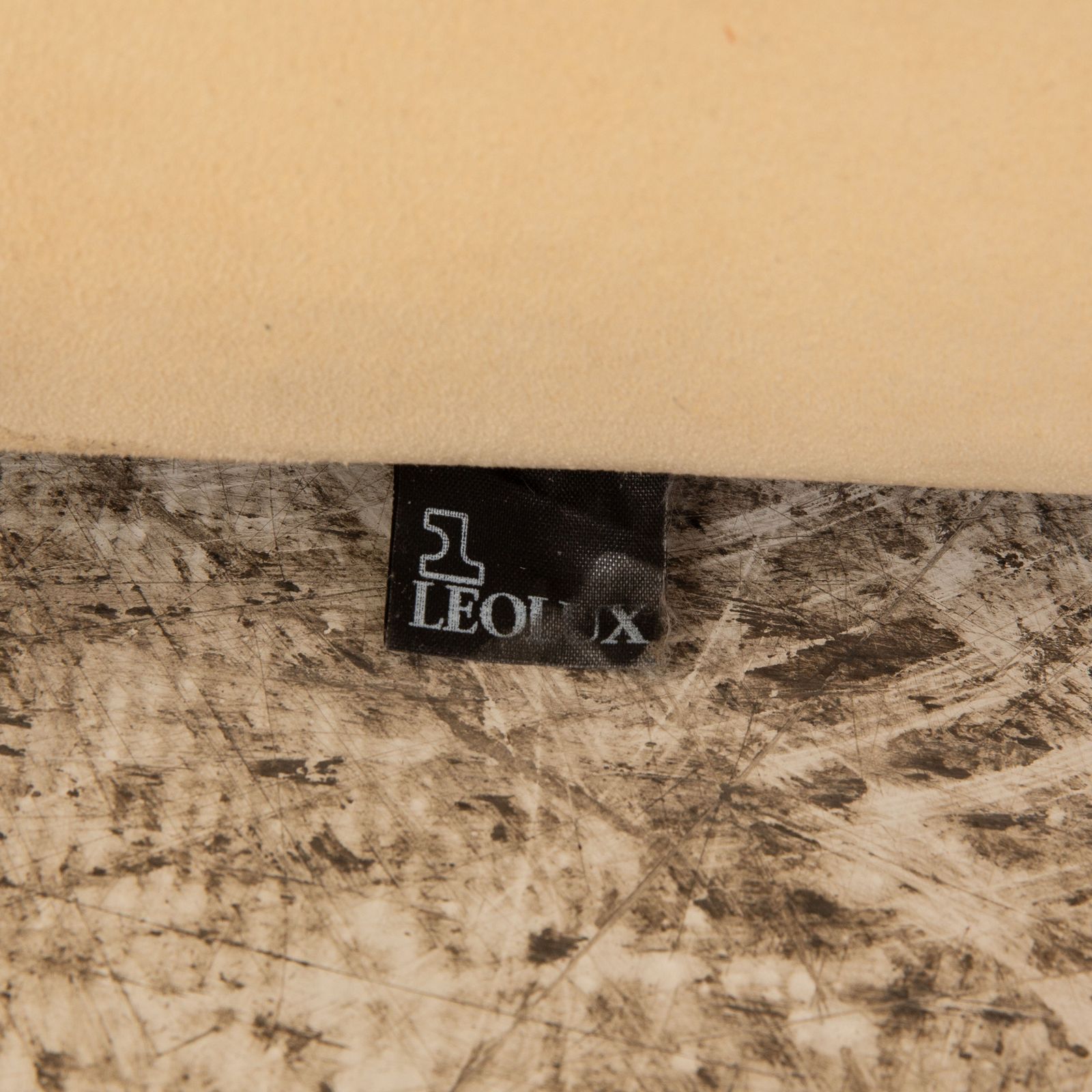 Canapé Leolux 3 places en tissu beige photo vintage