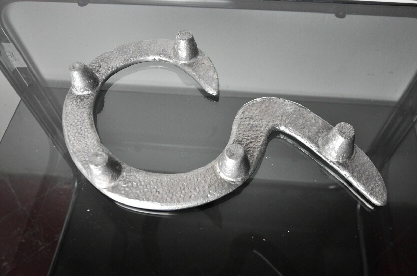 Zigzag Candleholder By Matthew Hilton, Aluminium, England, 1980 photo buy