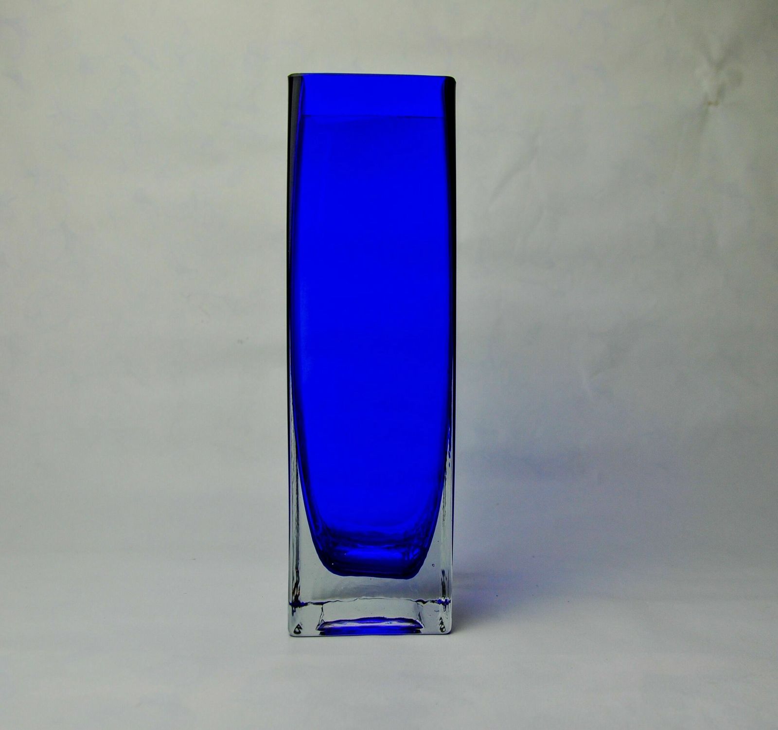 Vase Sommerso By Petr Hora, Blue Glass, Czech Republic, 1970 photo furniture