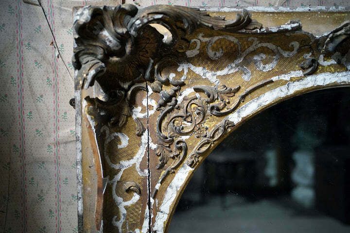 A Large Early Victorian Giltwood Wall Mirror C.1840 60 photo 1450.0