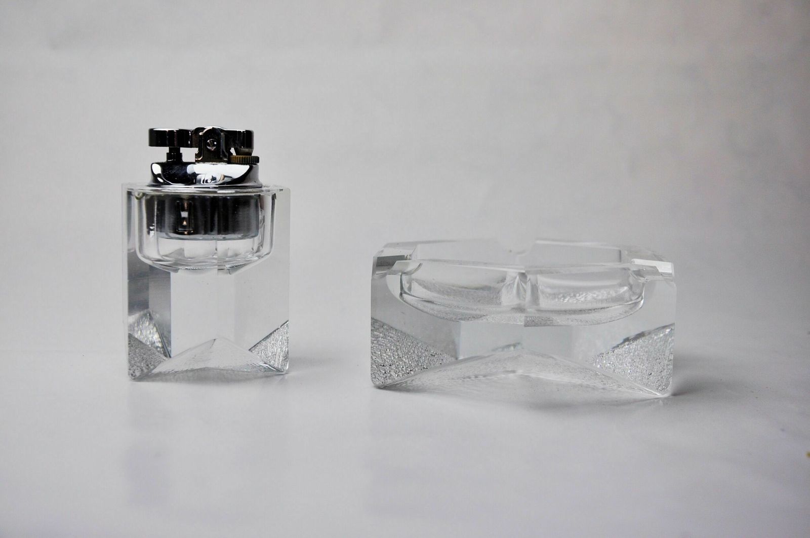 Lighter And Ashtray By Antonio Imperatore, Murano Glass, Italy, 1970 photo furniture