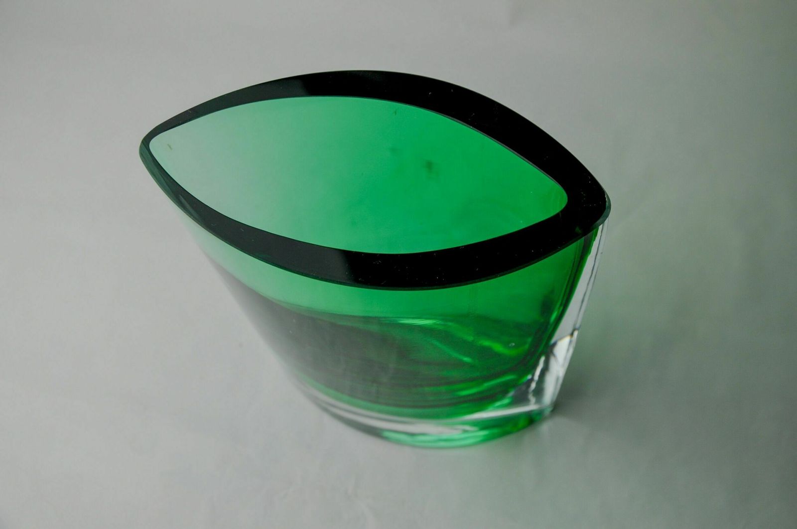 Green Sommerso Vase By Seguros, Murano Glass, Italy, 1980 photo buy