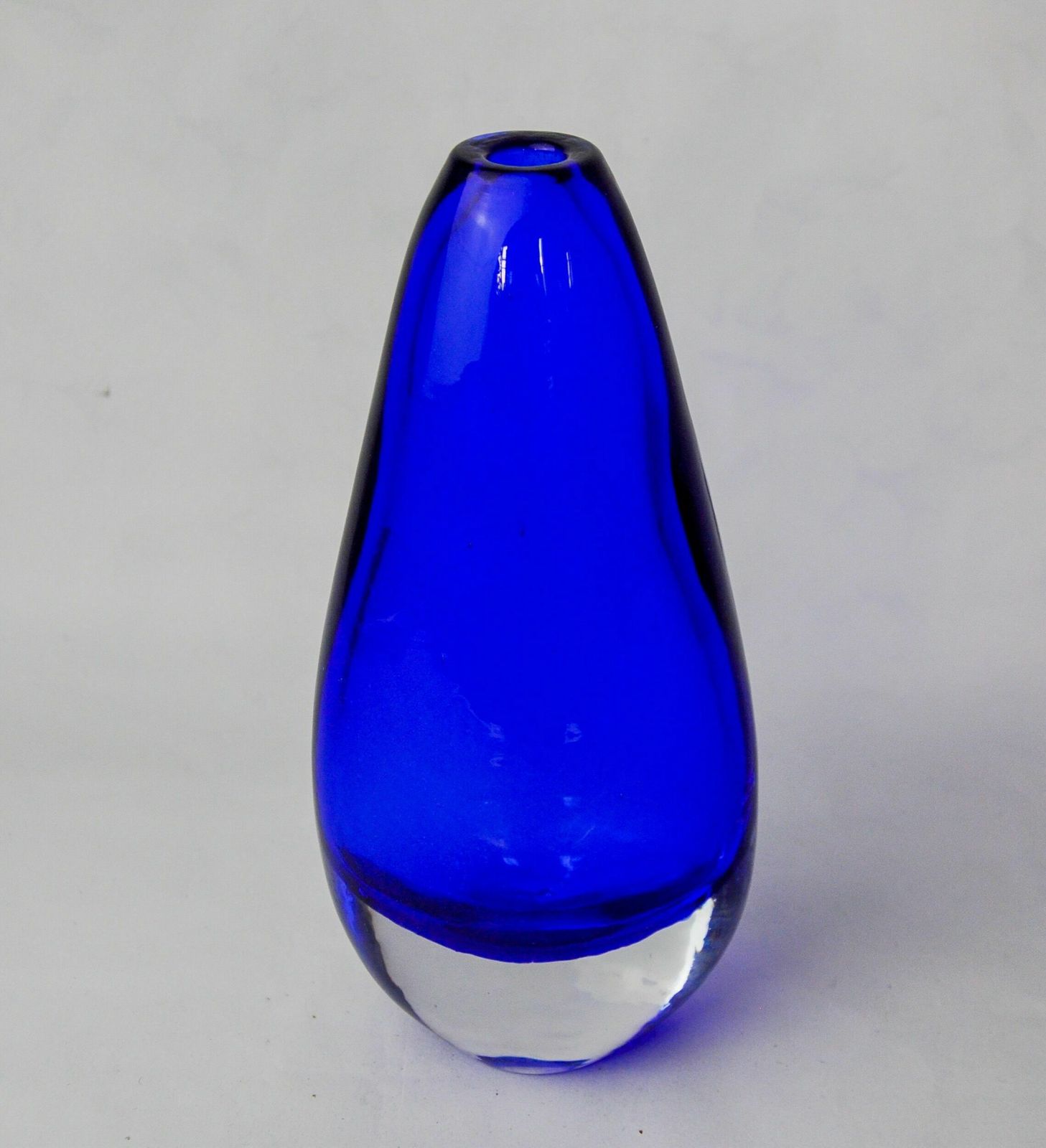 Blue Sommerso Vase By Seguso, Murano Glass, Italy, 1970 photo Home Decor