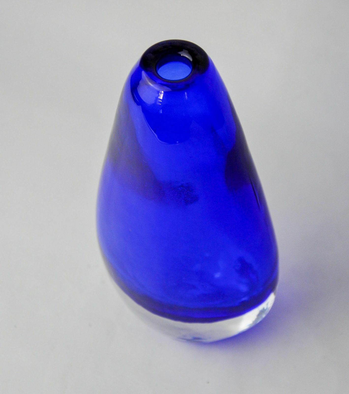 Blue Sommerso Vase By Seguso, Murano Glass, Italy, 1970 photo 727.0