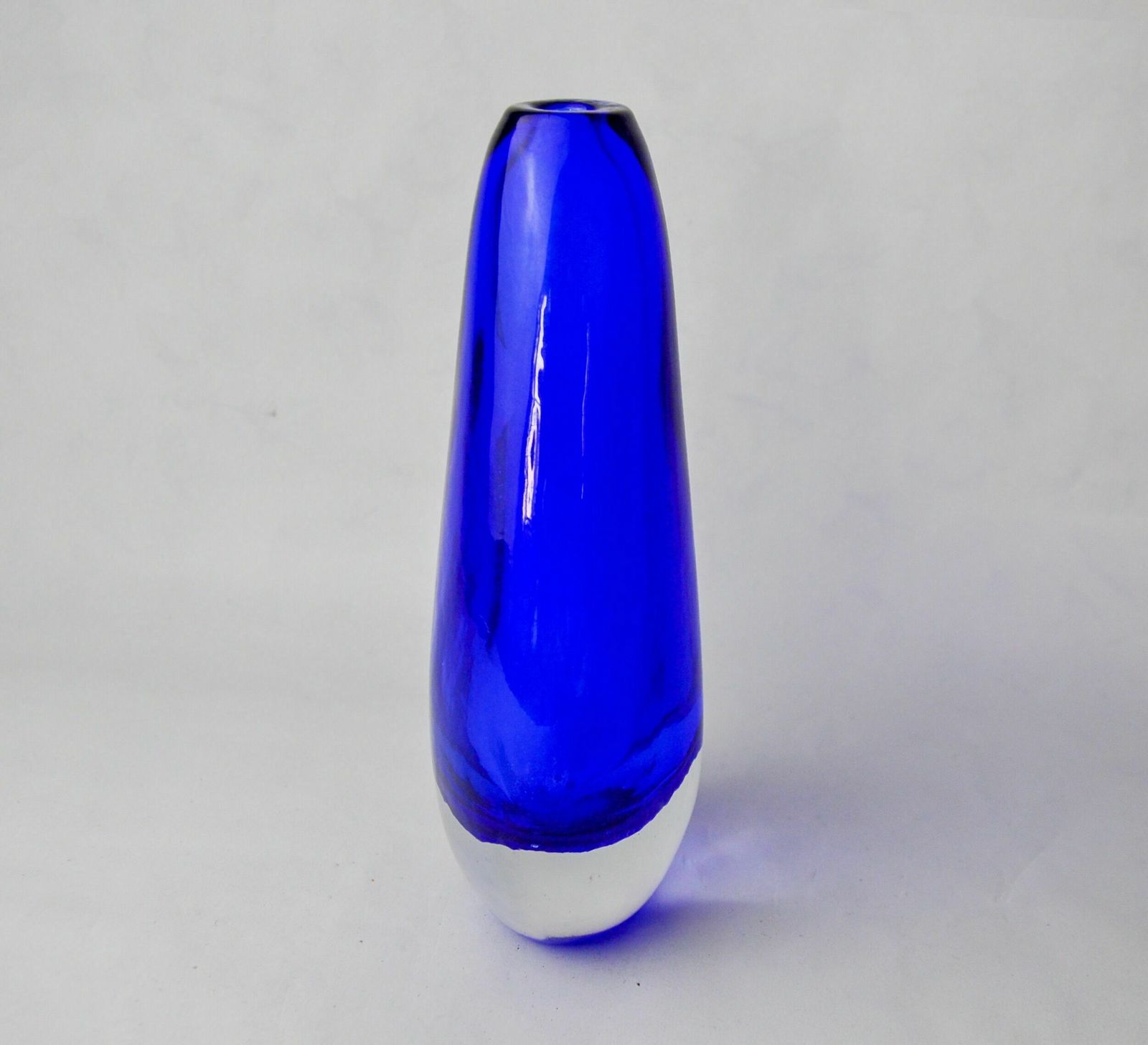 Blue Sommerso Vase By Seguso, Murano Glass, Italy, 1970 photo buy