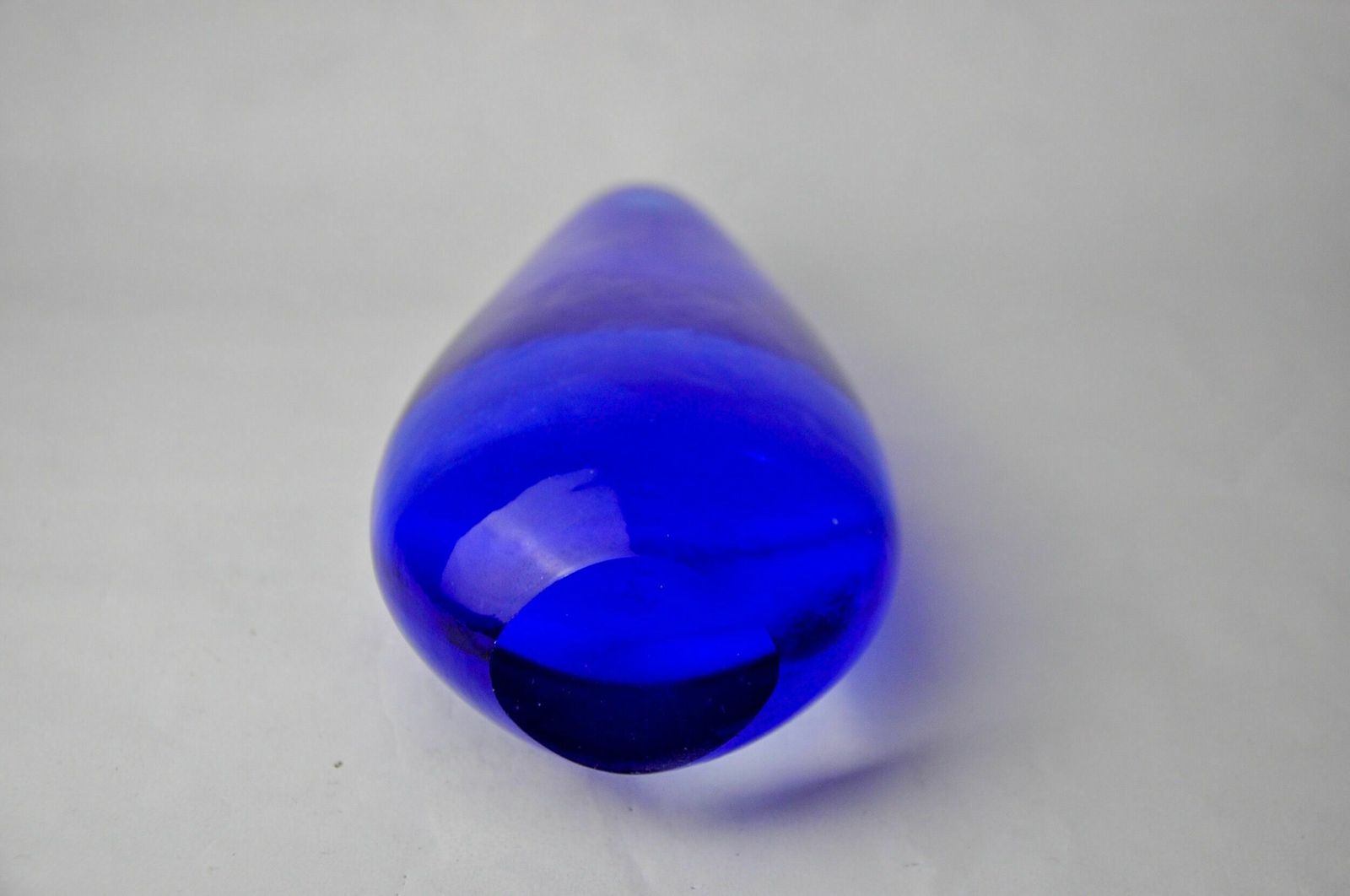 Blue Sommerso Vase By Seguso, Murano Glass, Italy, 1970 photo vintage