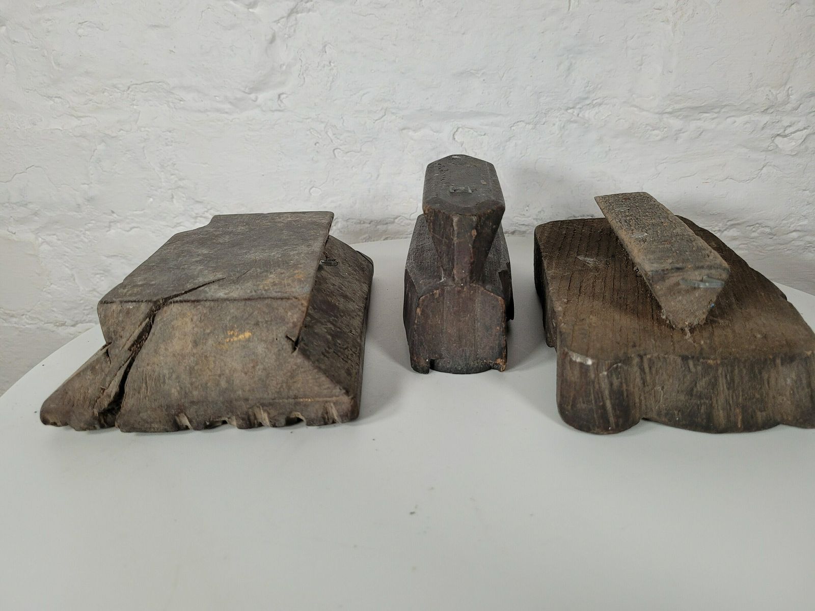 photo for sale Antique Indian 19th Century Wooden Printing Blocks/ Screen Printing