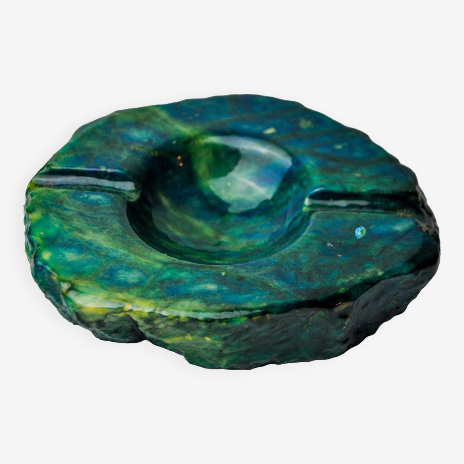Turquoise Alabaster Ashtray By Romano Bianchi, Italy, 1970