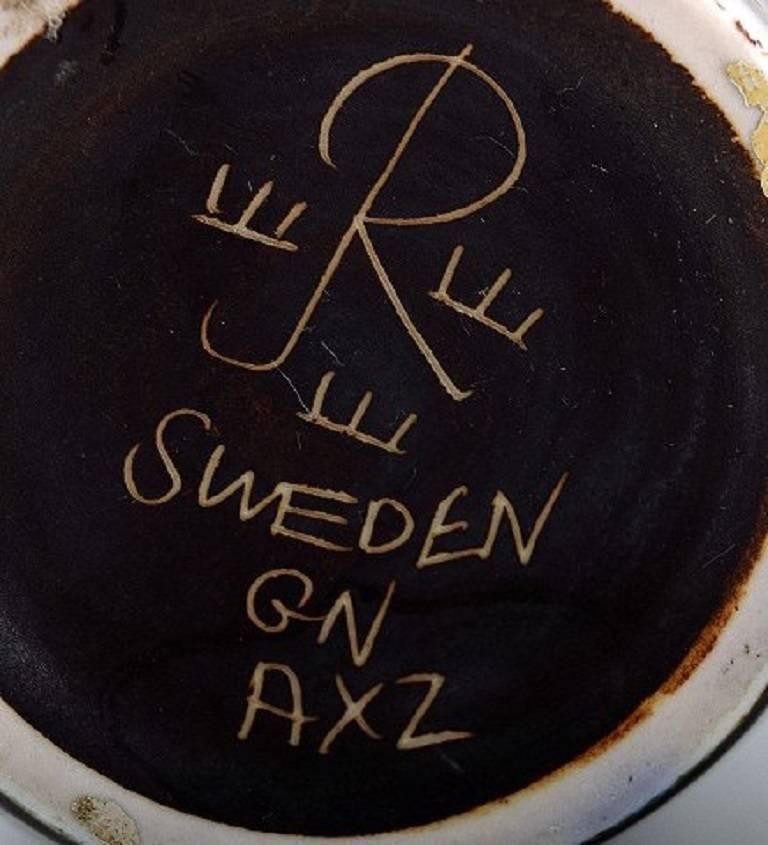 Gunnar Nylund, Rörstrand Vase In Ceramics, Beautiful Glaze photo for sale