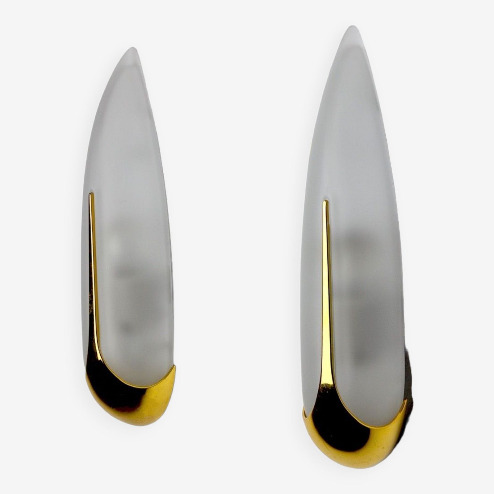Pair Of "Ears Of Corn" Sconces Idearte Spain 1980