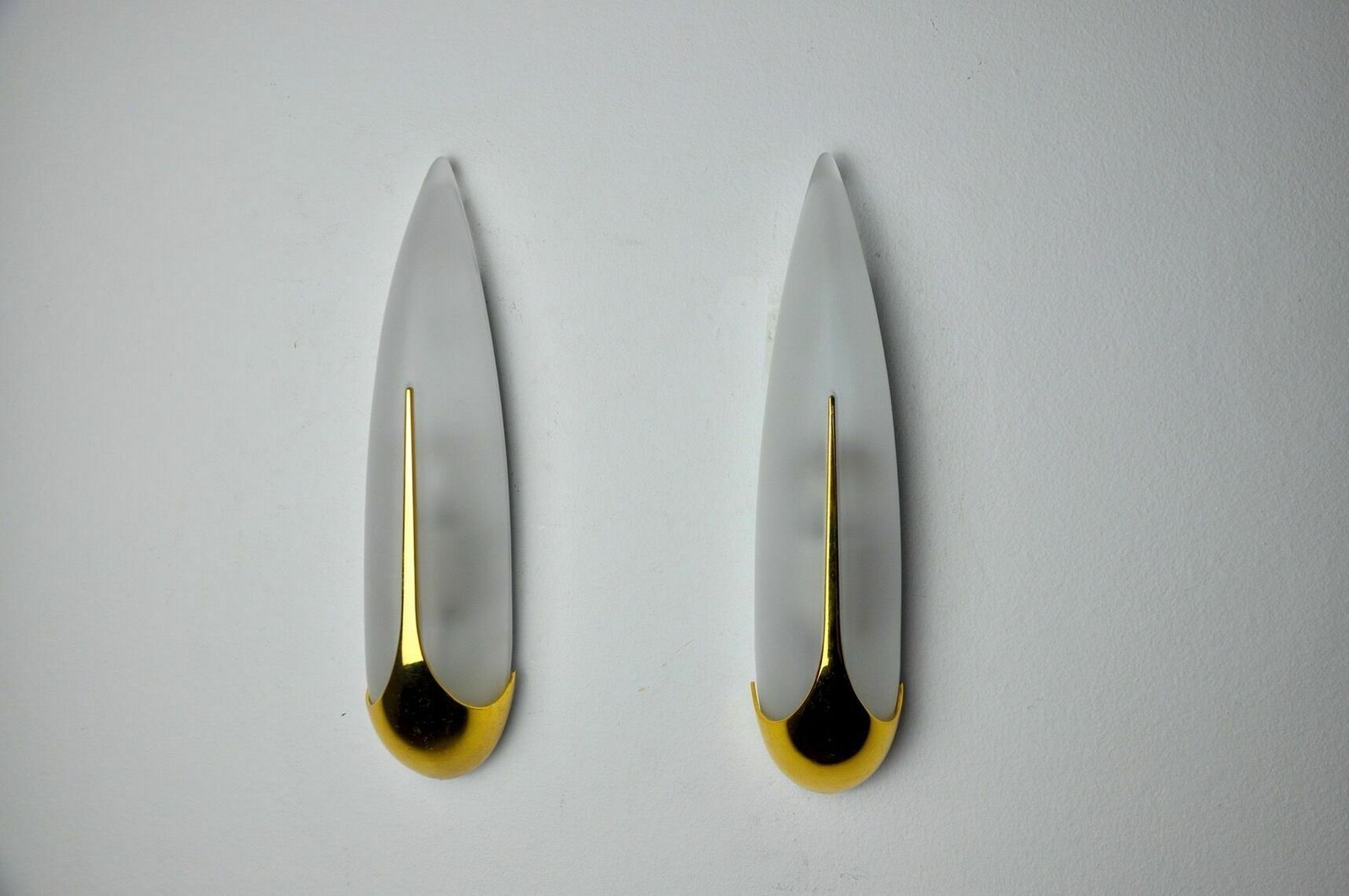 Pair Of "Ears Of Corn" Sconces Idearte Spain 1980 photo Lighting