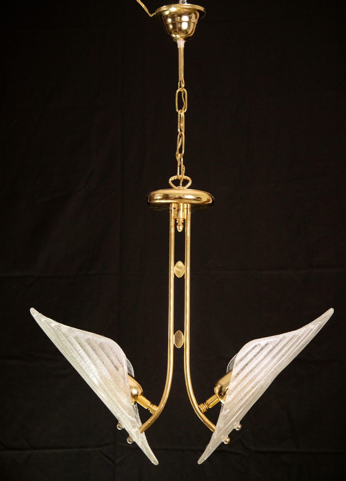 photo furniture Murano Glass Chandelier Franco Luce Style, 1970s