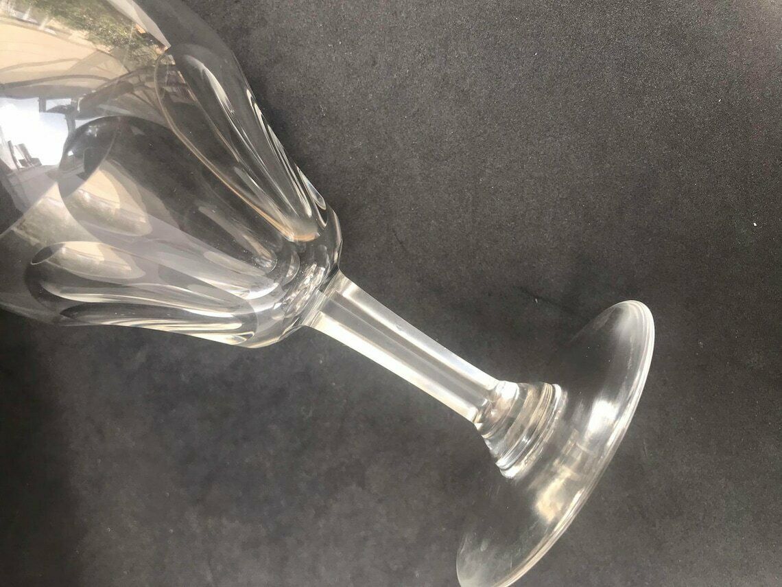 Val Saint Lambert Riviera Clair 1 Wijnglas Coupe Vervangglas Kristal Vintage Cocktail Cadeau Antiek Belgisch photo 98.0