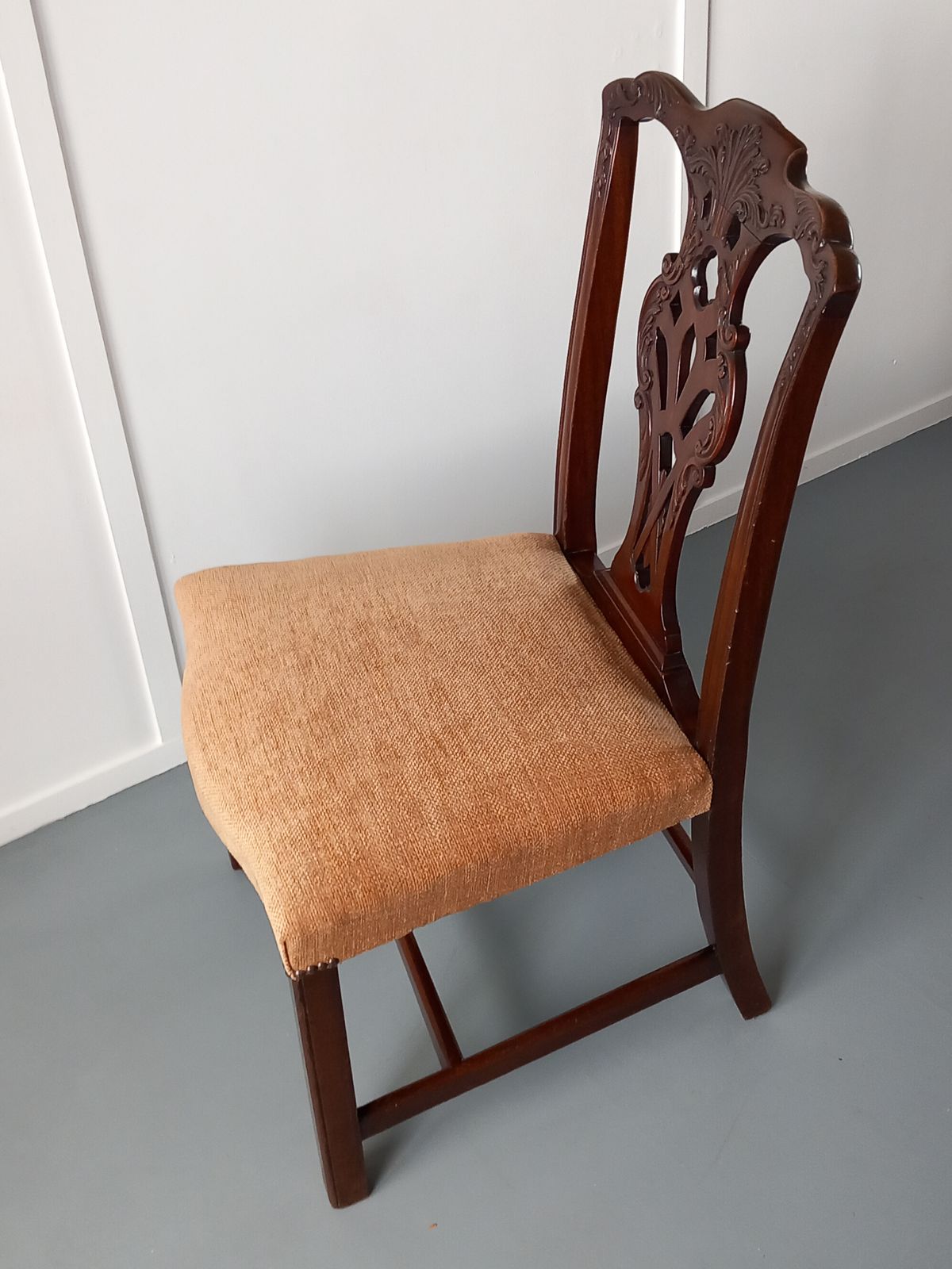 A Mahogany Side Chair, 1800s, Antique photo for sale