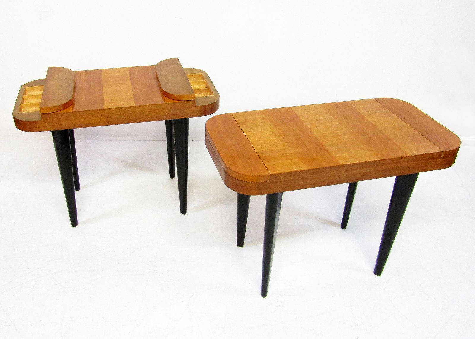 photo buy Two Paldao Line Art Deco End Tables By Gilbert Rohde For Herman Miller, C 1940