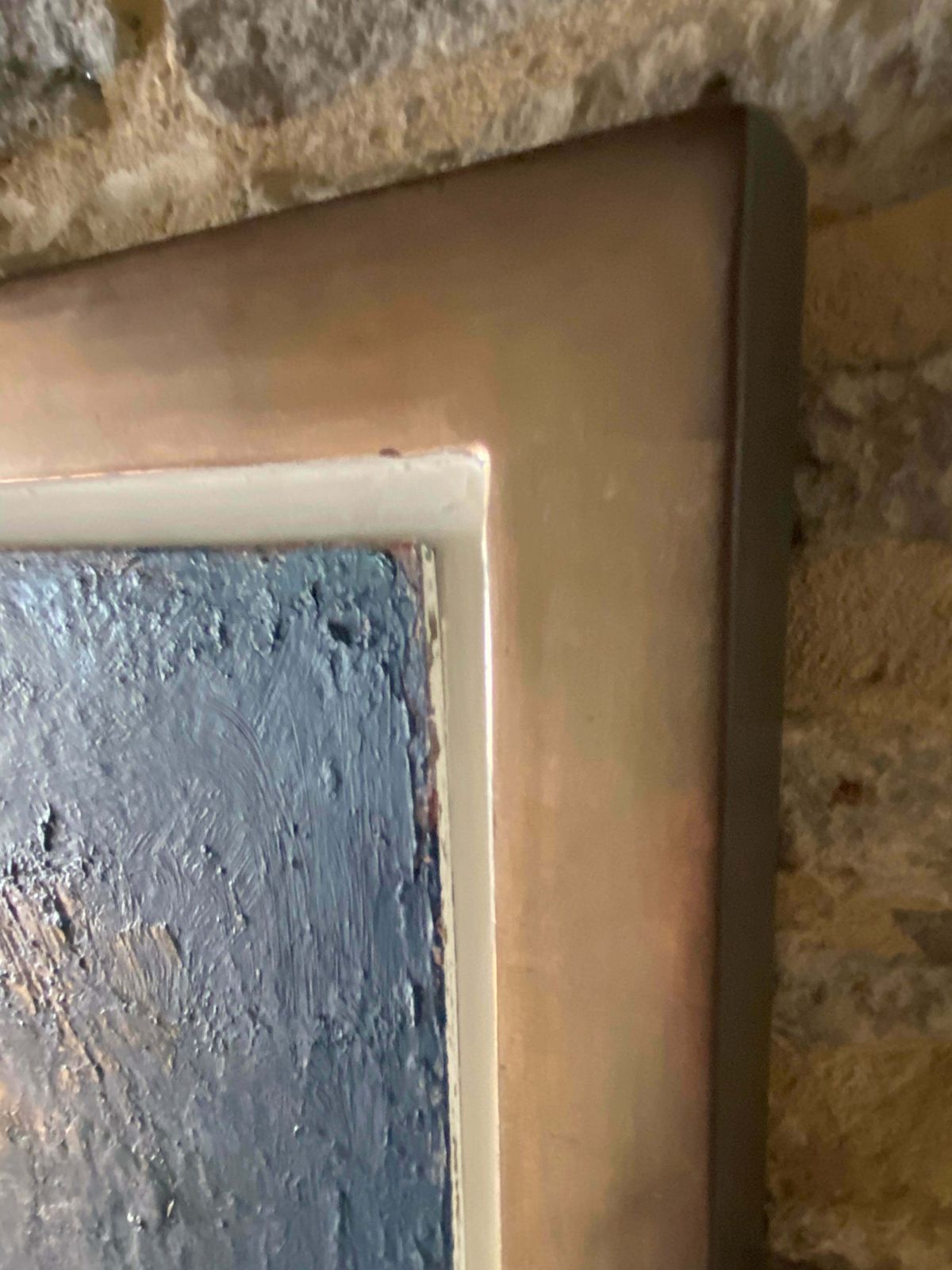 Beautiful Original Abstract Oil On Board Framed Painting By Elsa Taylor photo furniture