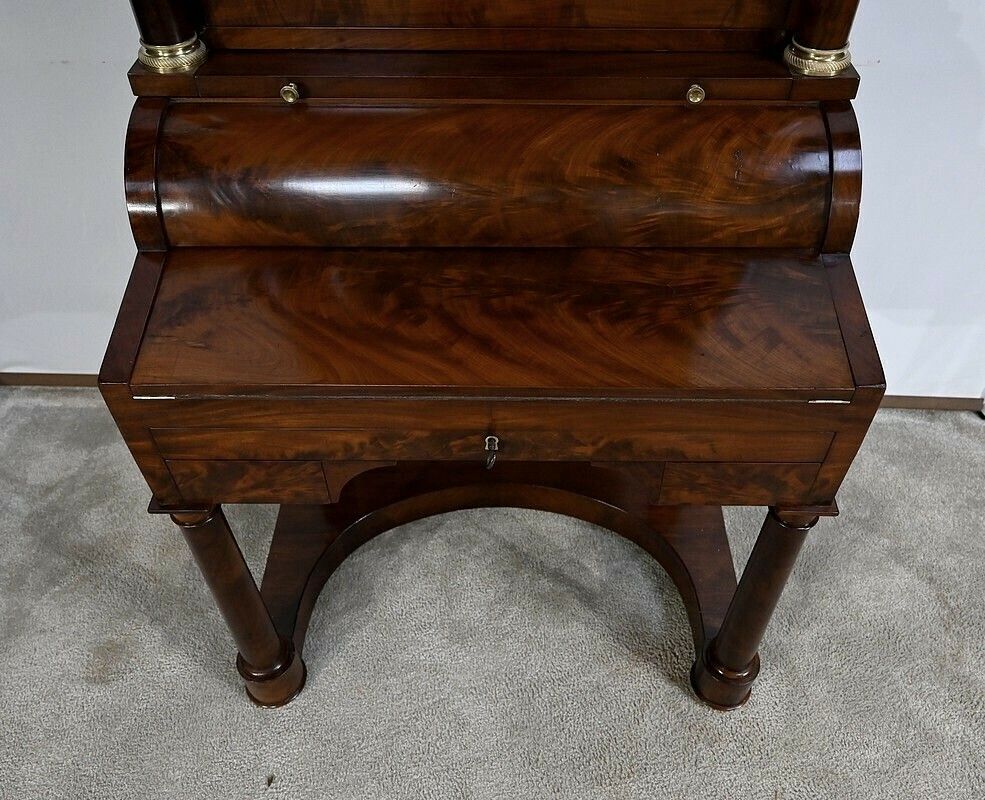 photo for sale Small Cylinder Desk, Empire Period, Early 19th Century