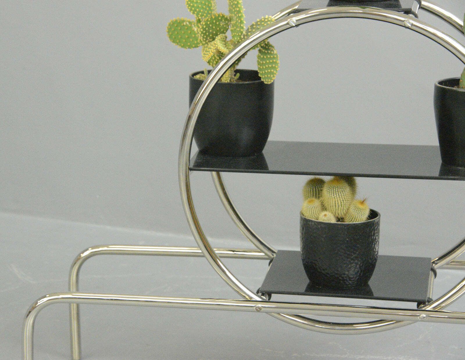 Bauhaus Plant Stand By Emile Guyot For Thonet Circa 1930s photo vintage