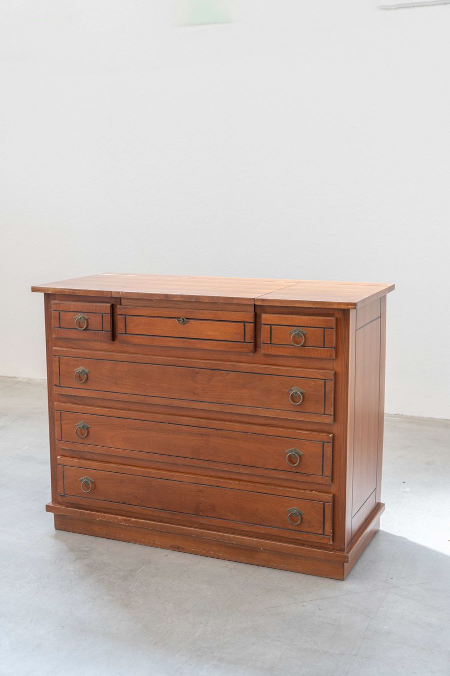 Chest Of Drawers, With Flap Chest Of Drawers, Firm Mazzantica 1970 1980 photo vintage