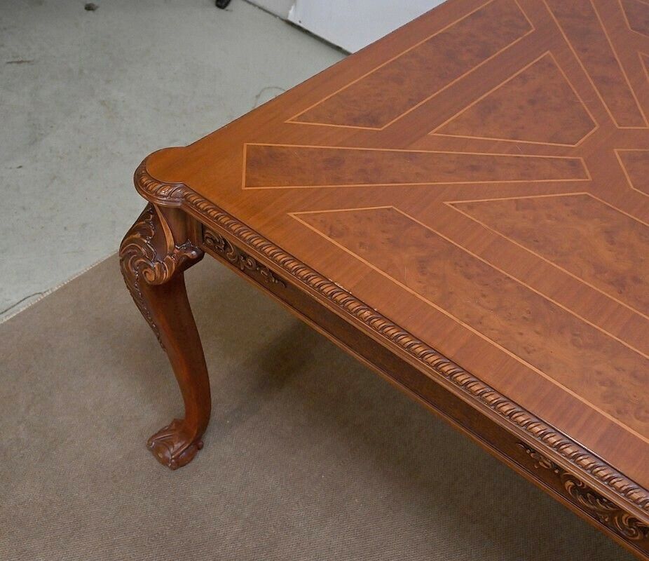 Important Rectangular Table, Chippendale Style, England   Mid 20th Century photo vinterior