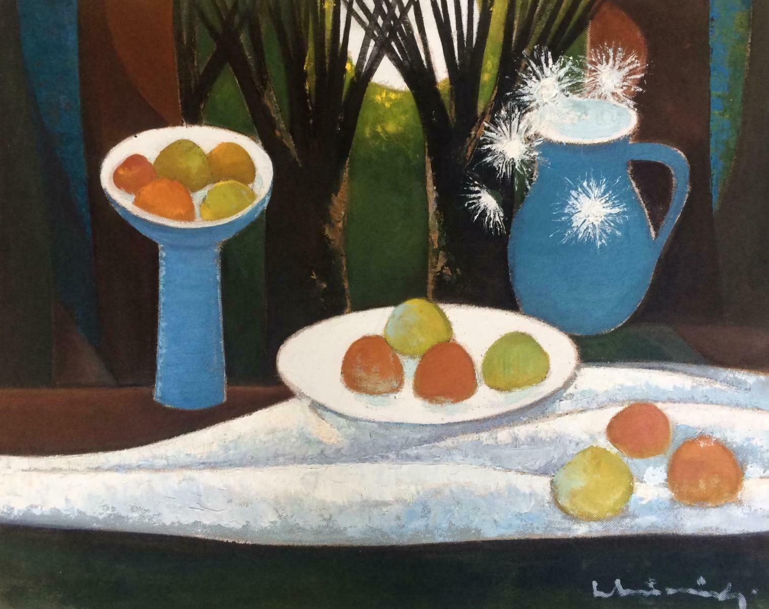 Laimdots Murnieks Still Life 1992, Oil On Cardboard,1992
