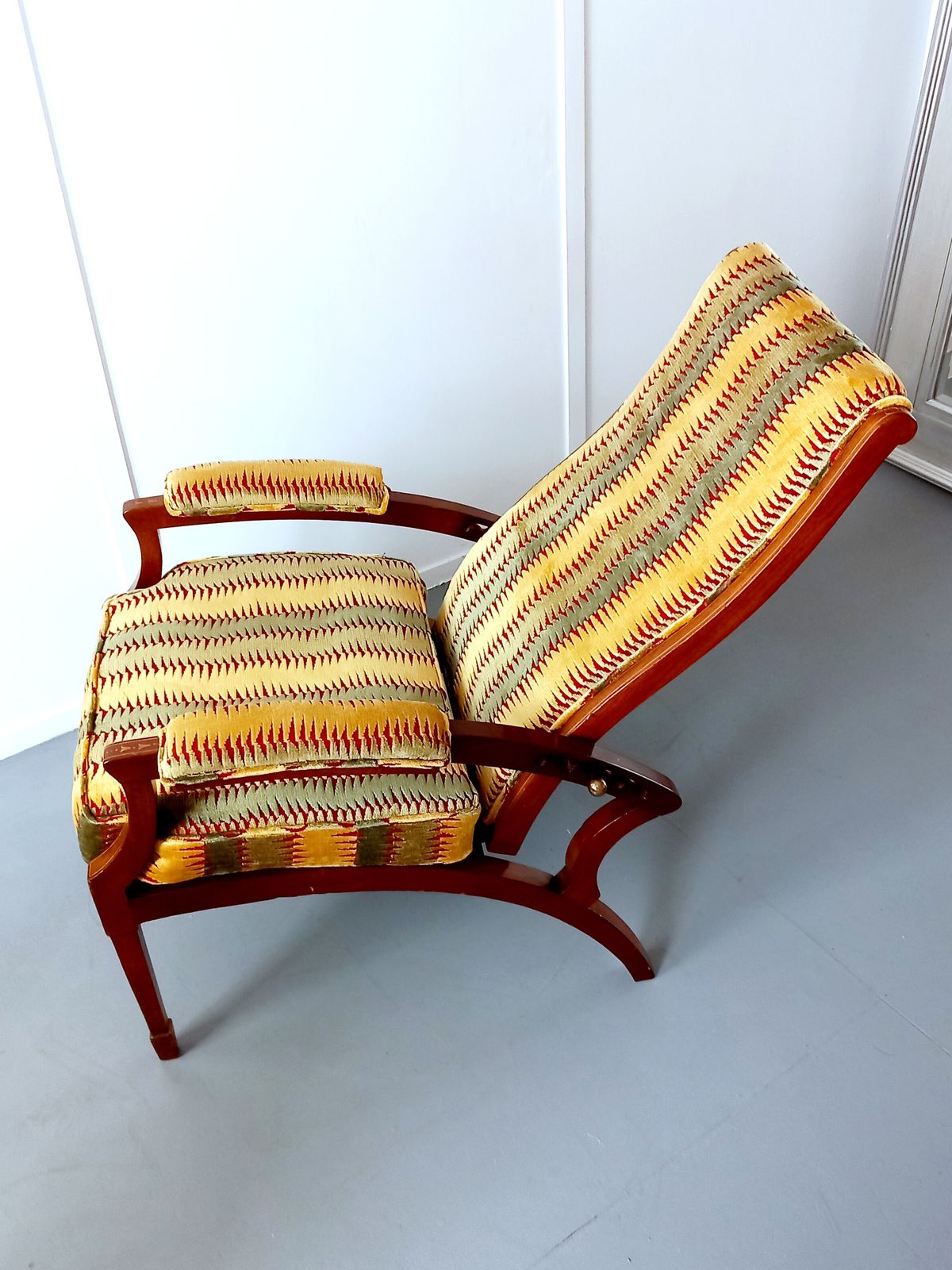 photo for sale Recliner Armchair, 1910s, Mahogany