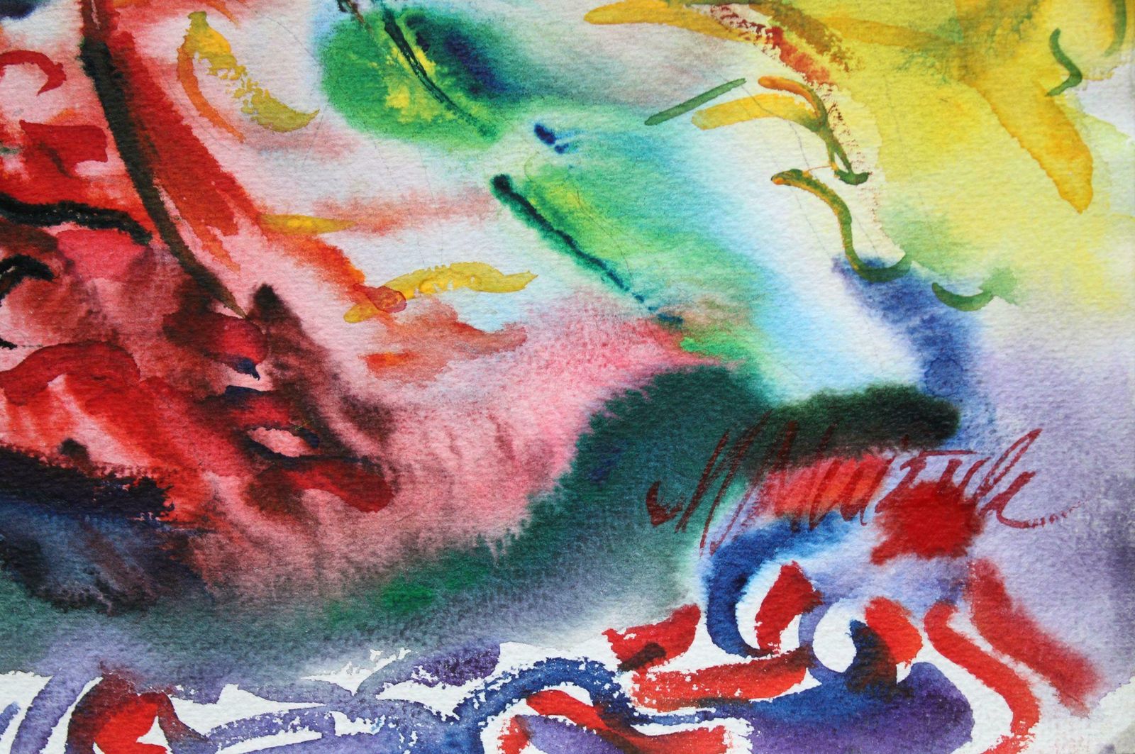 Malda Muizule Bacchantes. Paper, Watercolour  1975 photo furniture