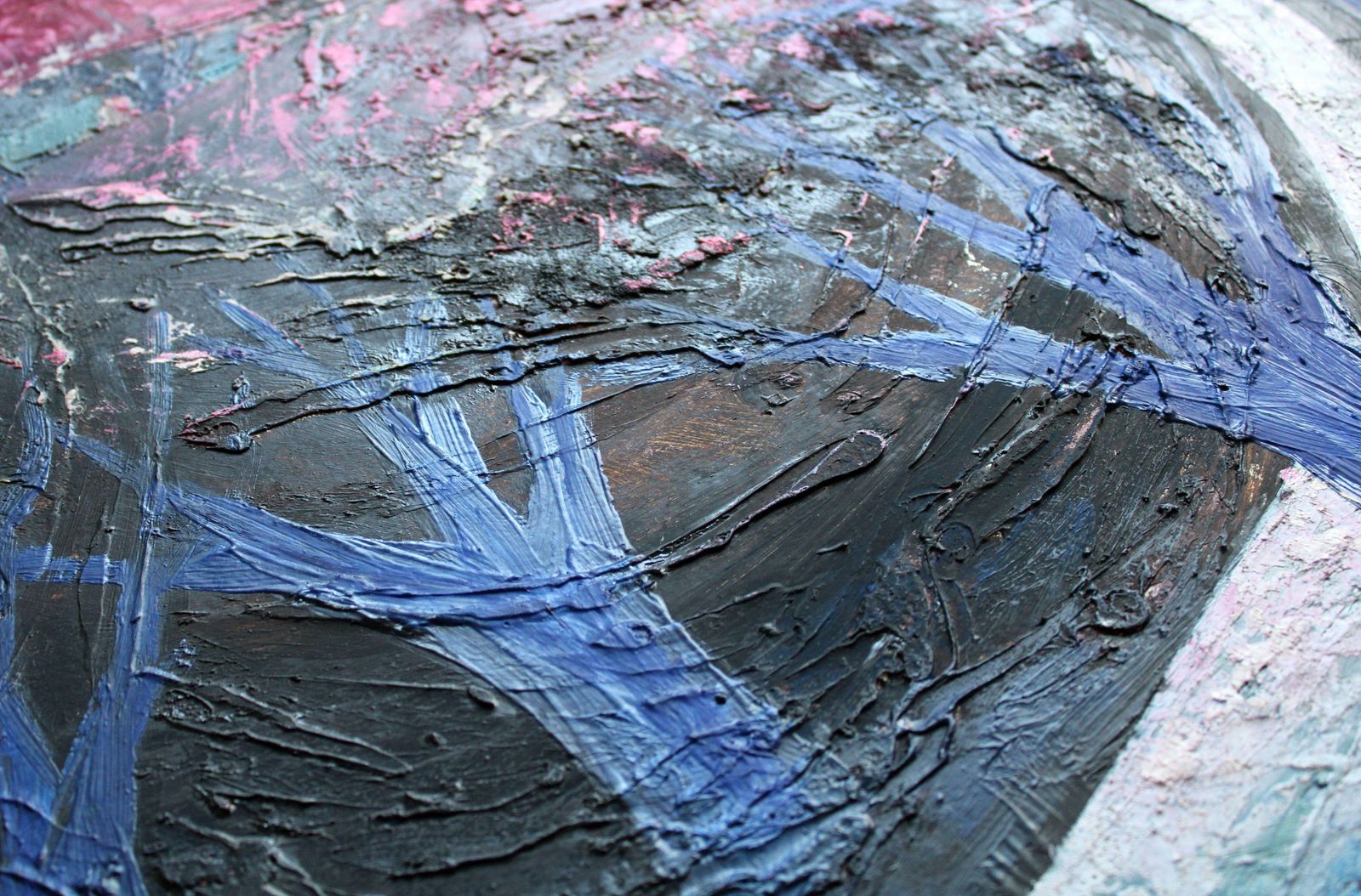 Laimdots Murnieks The Blue Trees. 1974 . Oil On Cardboard, 1974 photo buy