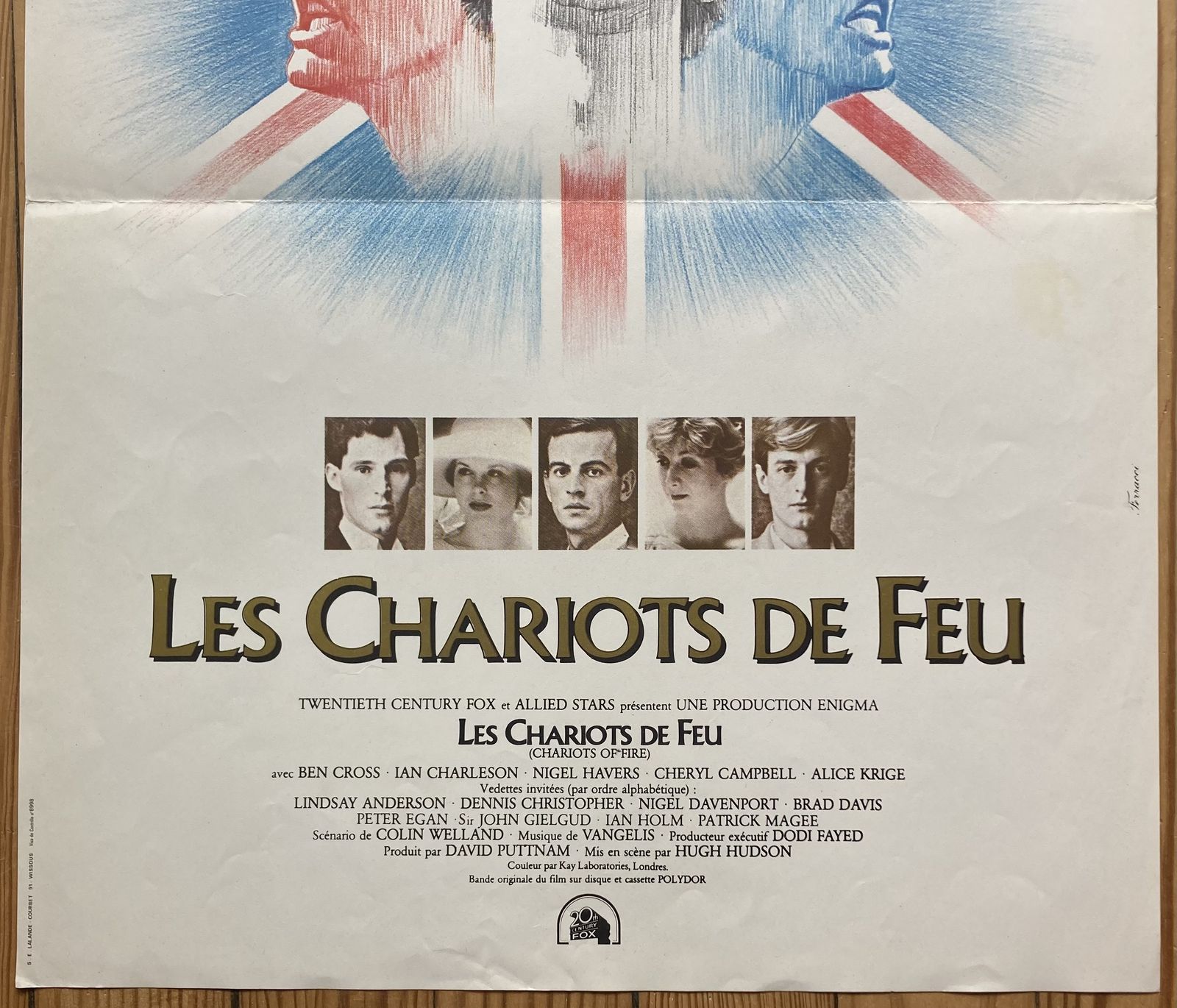 Movie Poster  "Chariots Of Fire"   Hugh Hudson photo Art
