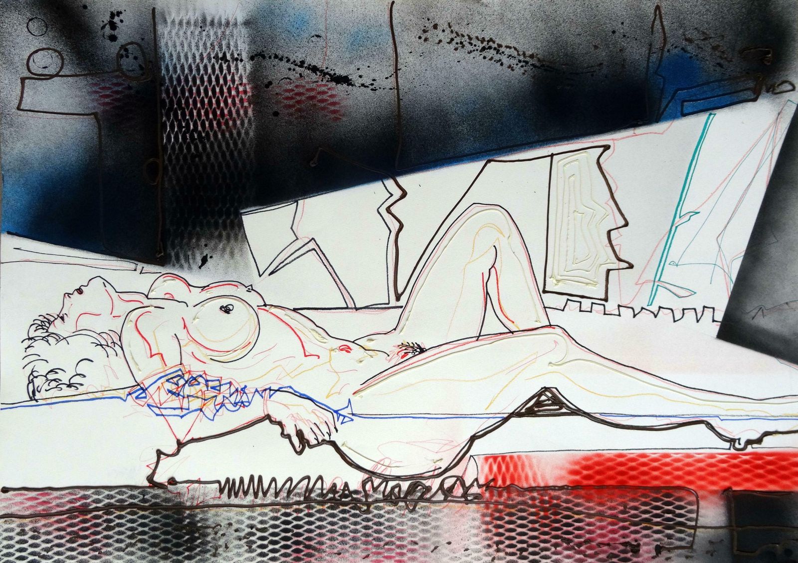 Maris Abilevs Easy. 2019. Paper, Mixed Media Art,  2019