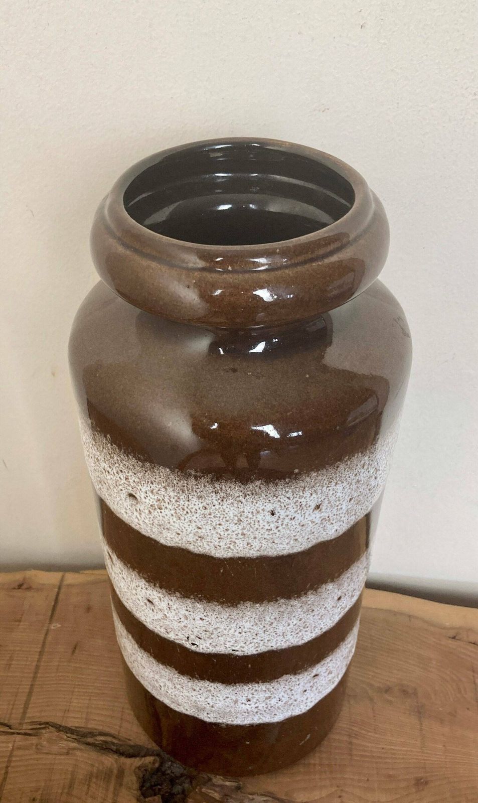 Vintage West Germany Vase, Scheurich Pottery, Fat Lava Ceramics, Collectibles Piece 517 30
