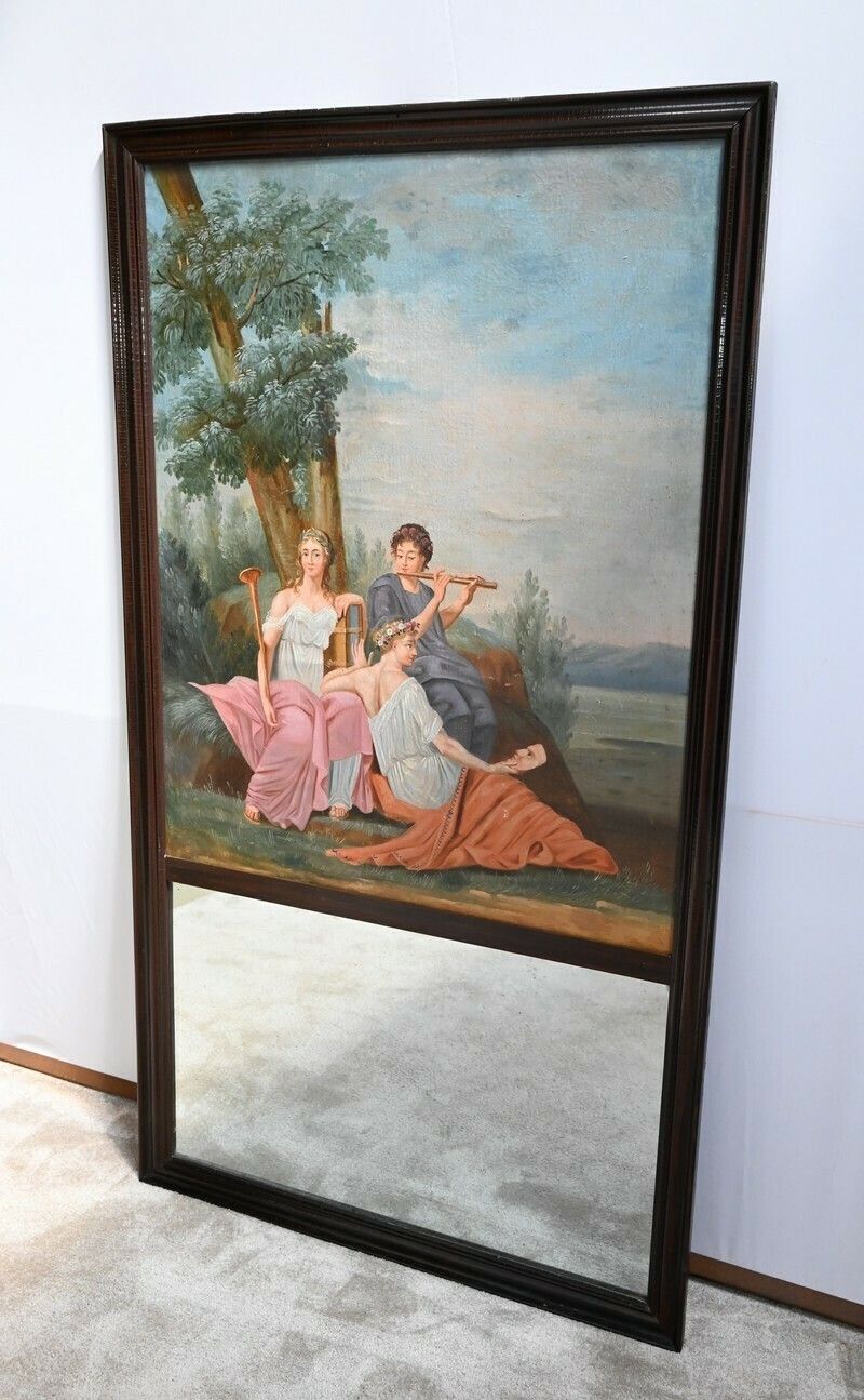 Trumeau Mirror   2nd Part Of The 19th Century photo Art