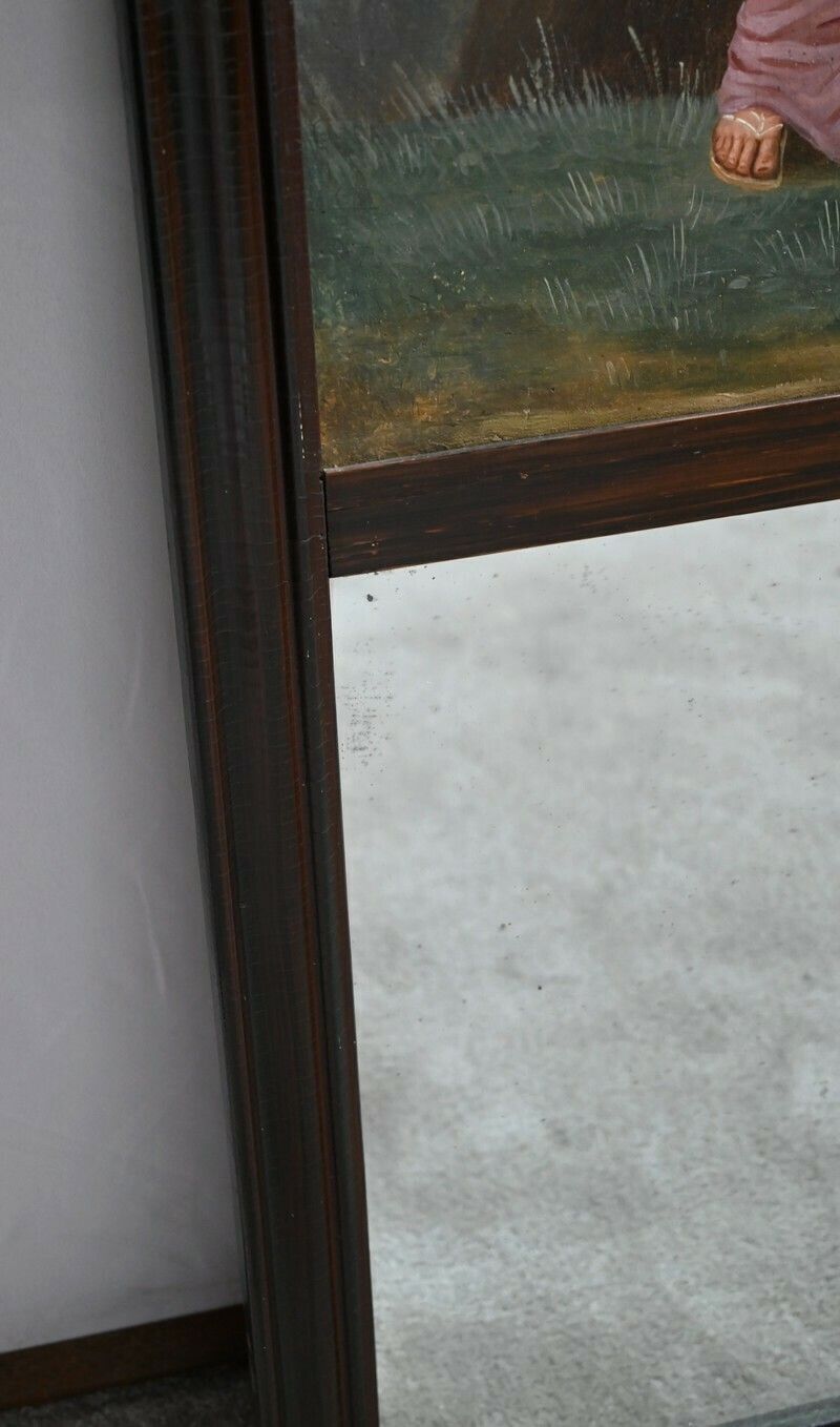 photo vintage Trumeau Mirror   2nd Part Of The 19th Century