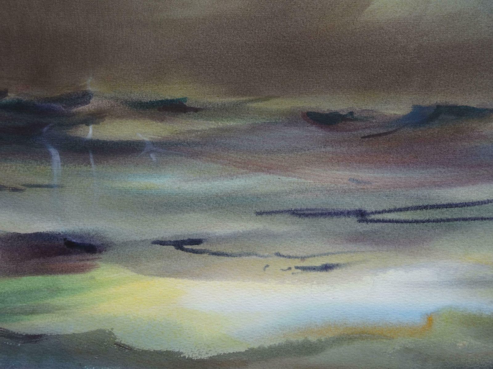 Zigmunds Snore After The Storm. 2020. Watercolour, Paper, photo for sale