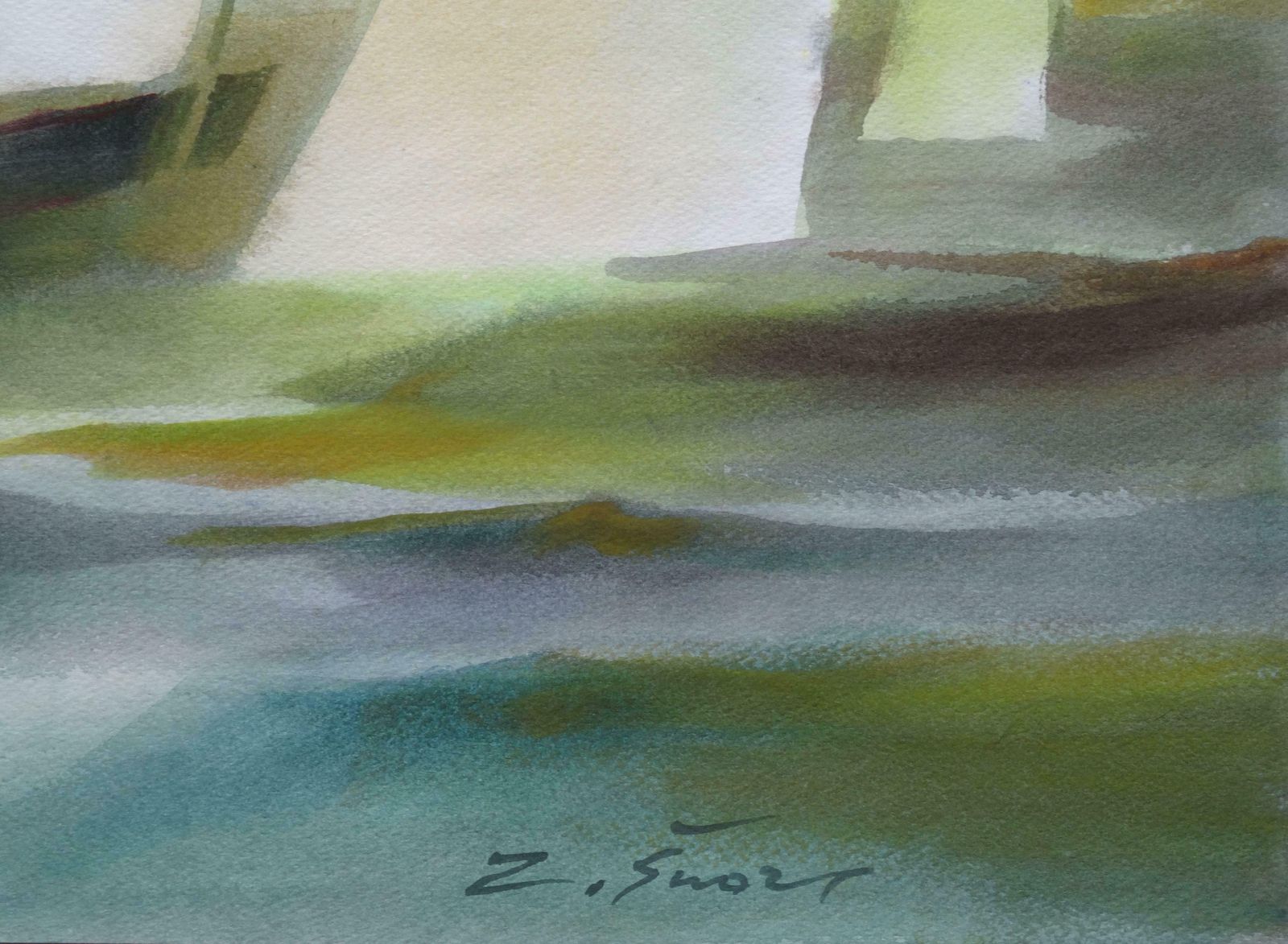 Zigmunds Snore Regatta. 2019. Watercolour, Paper photo furniture