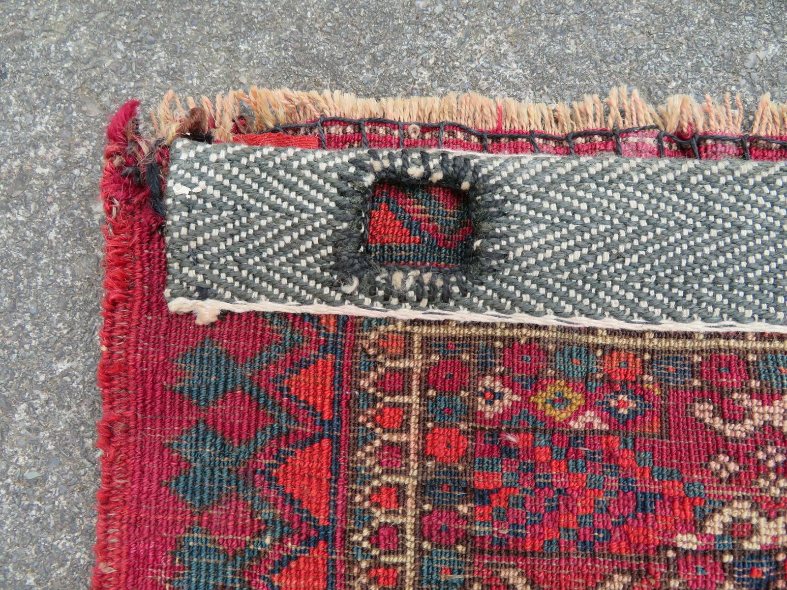 photo vintage Early Antique Tekke Turkmen Turkoman Chuval Face. Salor/Saryk Design.Unusual.Mid 19th Century.