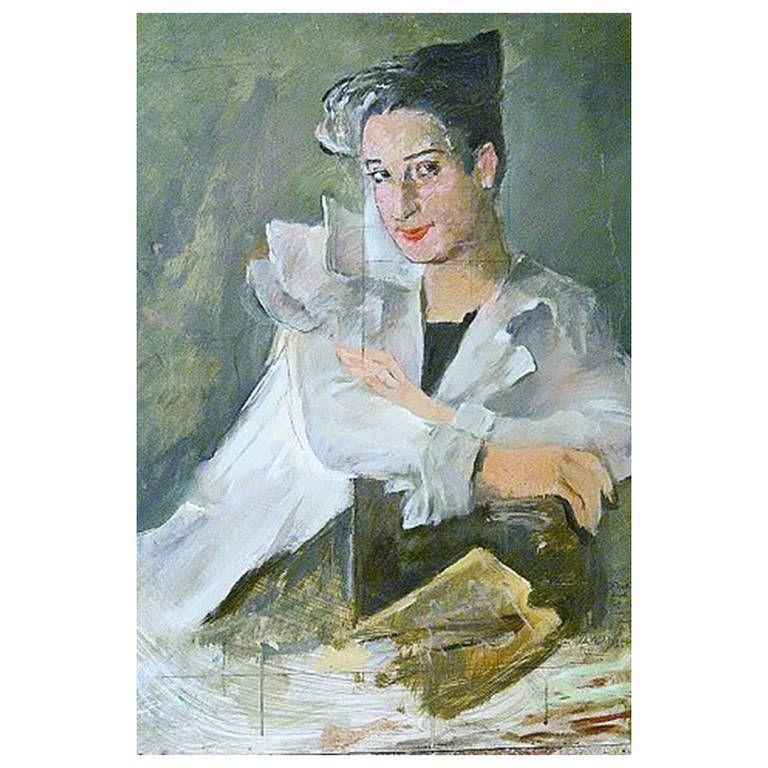 Georg Walter Rössner, Portrait Of Mrs. Yvonne Santiago
