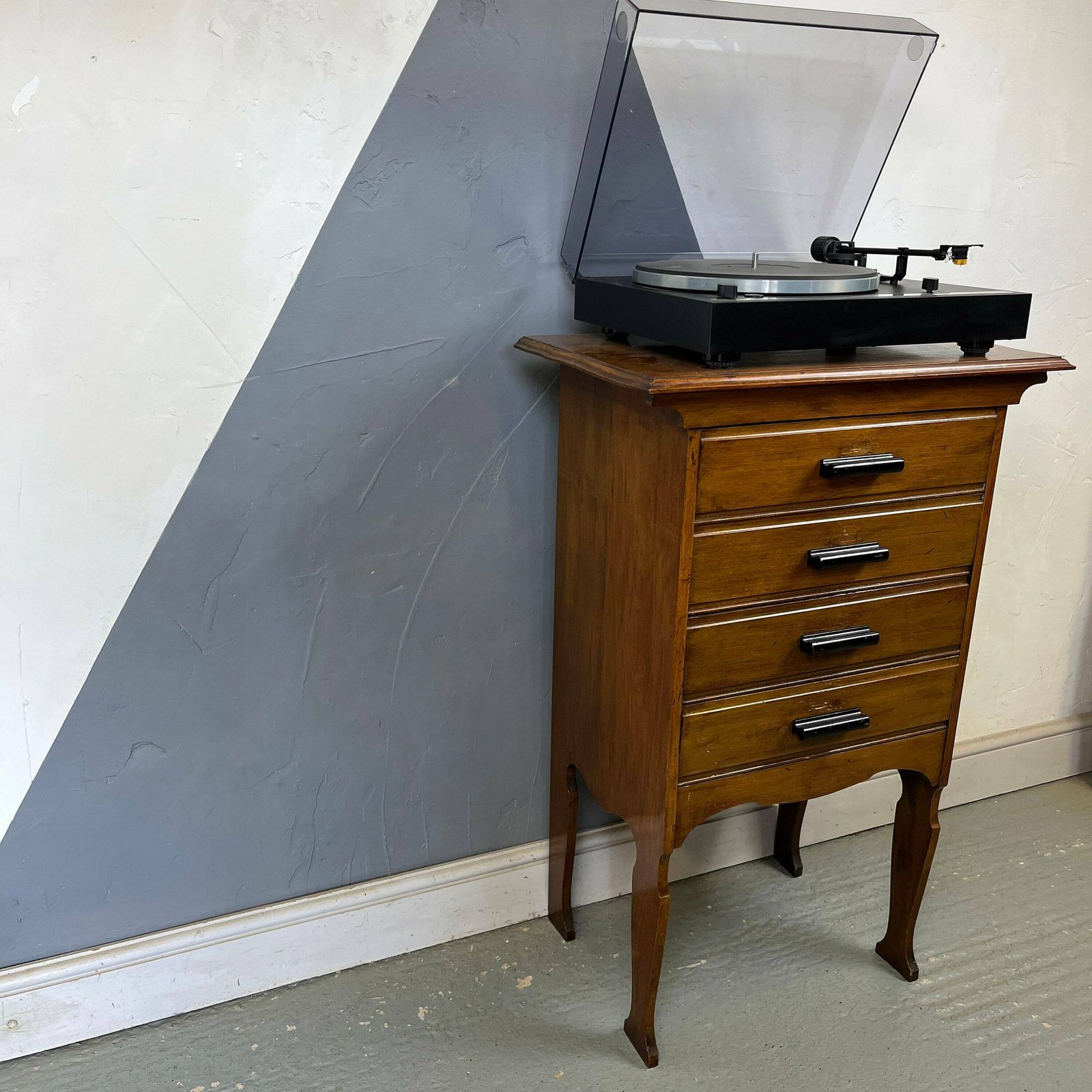 photo furniture Antique 1930s Music Cabinet Collectors Storage Record