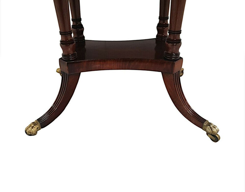 photo for sale A Very Rare And Fine Irish Georgian Sofa Table Stamped Gillington Of Dublin