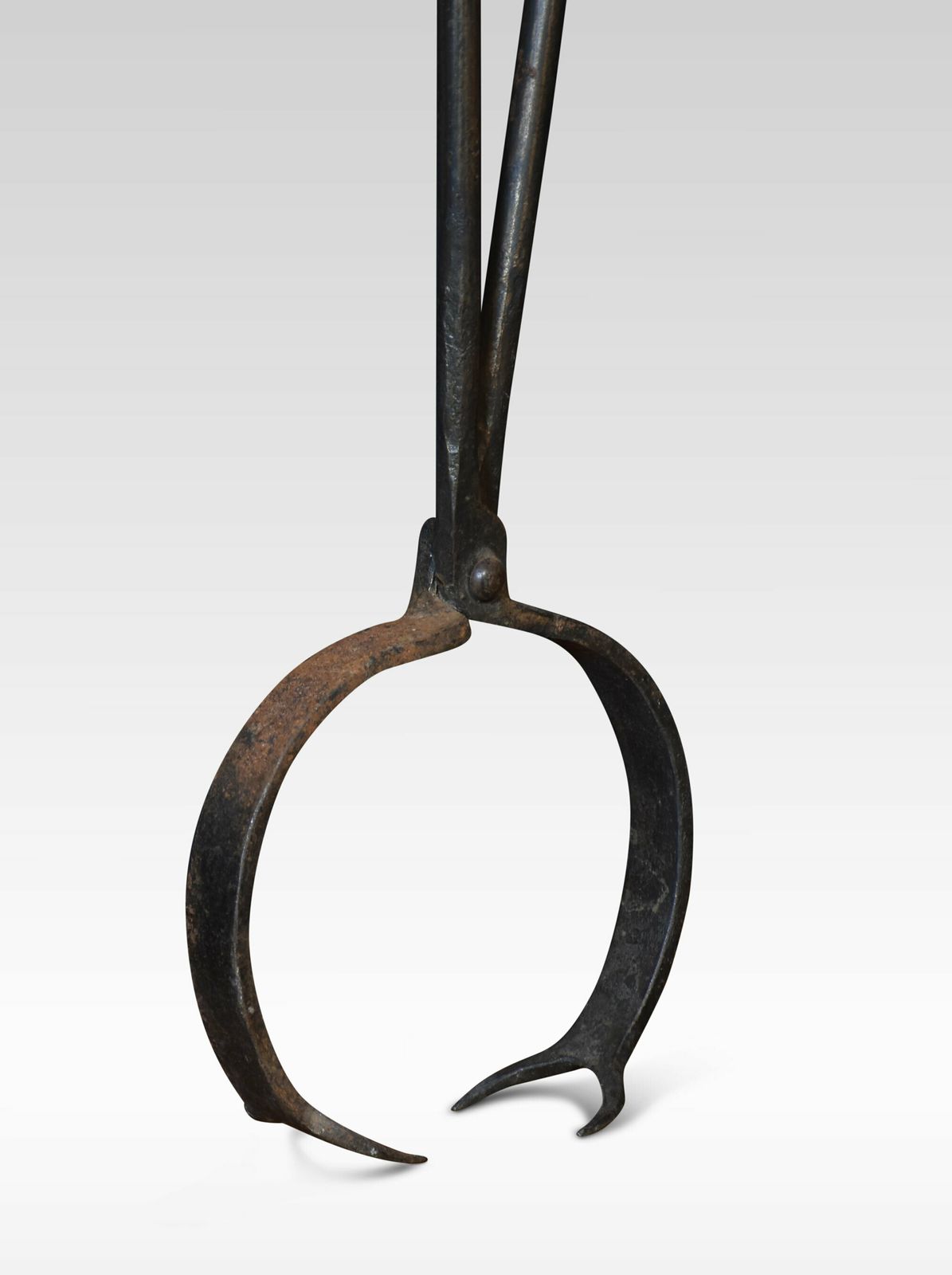 19th Century Hand Forged Log Grabber photo furniture