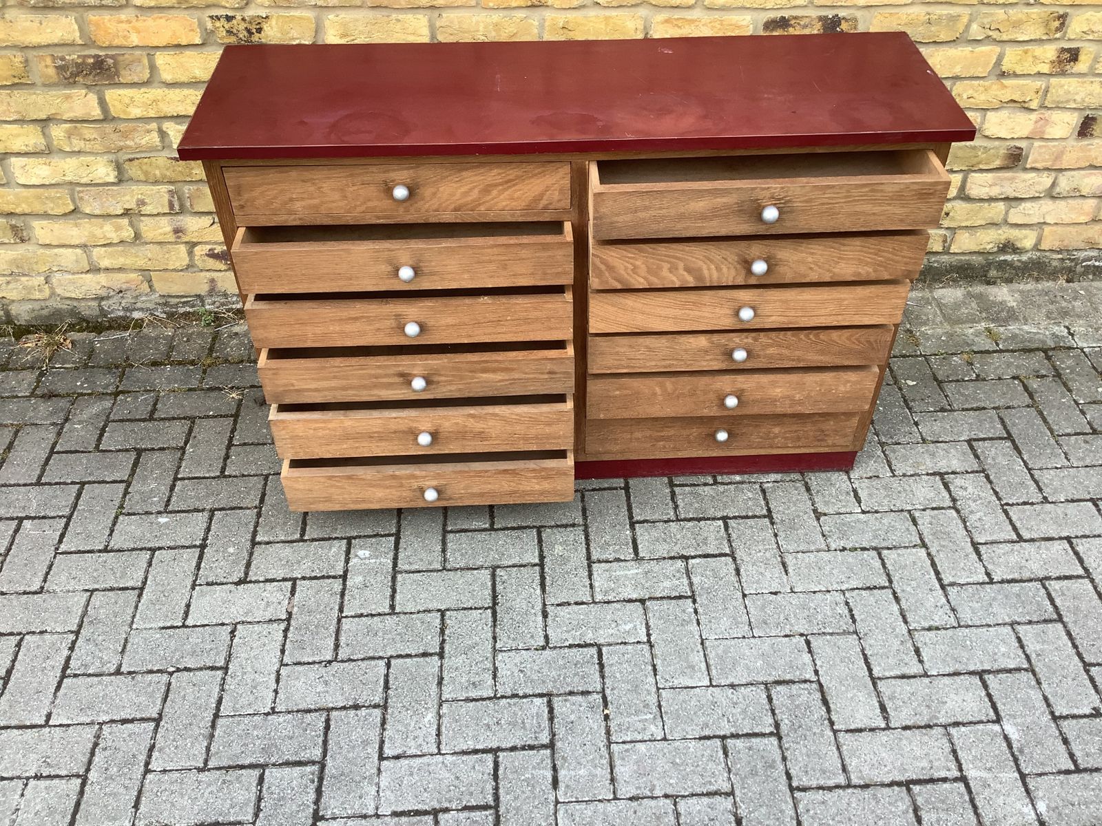 1950’s French Draw Cabinet, 1950s photo Furniture
