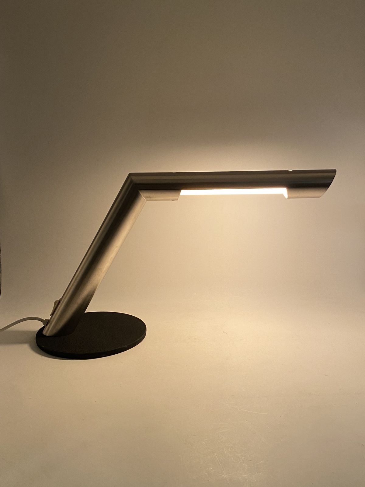photo furniture Nanda Vigo, Space Age Desk Lamp, Arredoluce, Milano Italy, 1970s