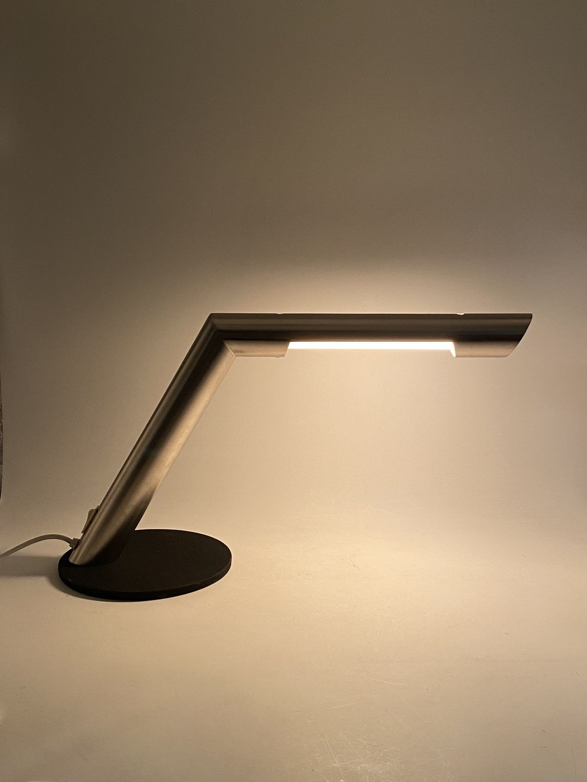 1500.0 Nanda Vigo, Space Age Desk Lamp, Arredoluce, Milano Italy, 1970s photo