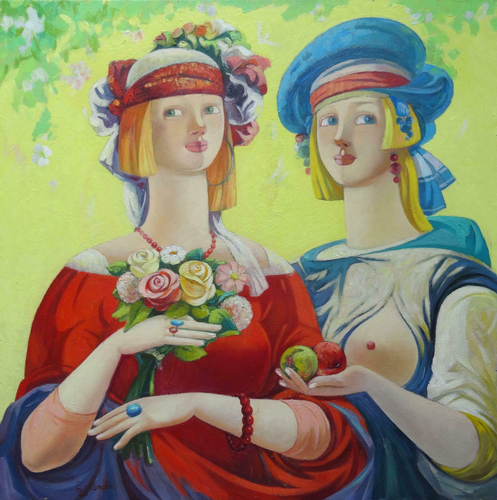 Nugzar Kakhiani (Kahiani) Summer. 2021. Oil On Canvas