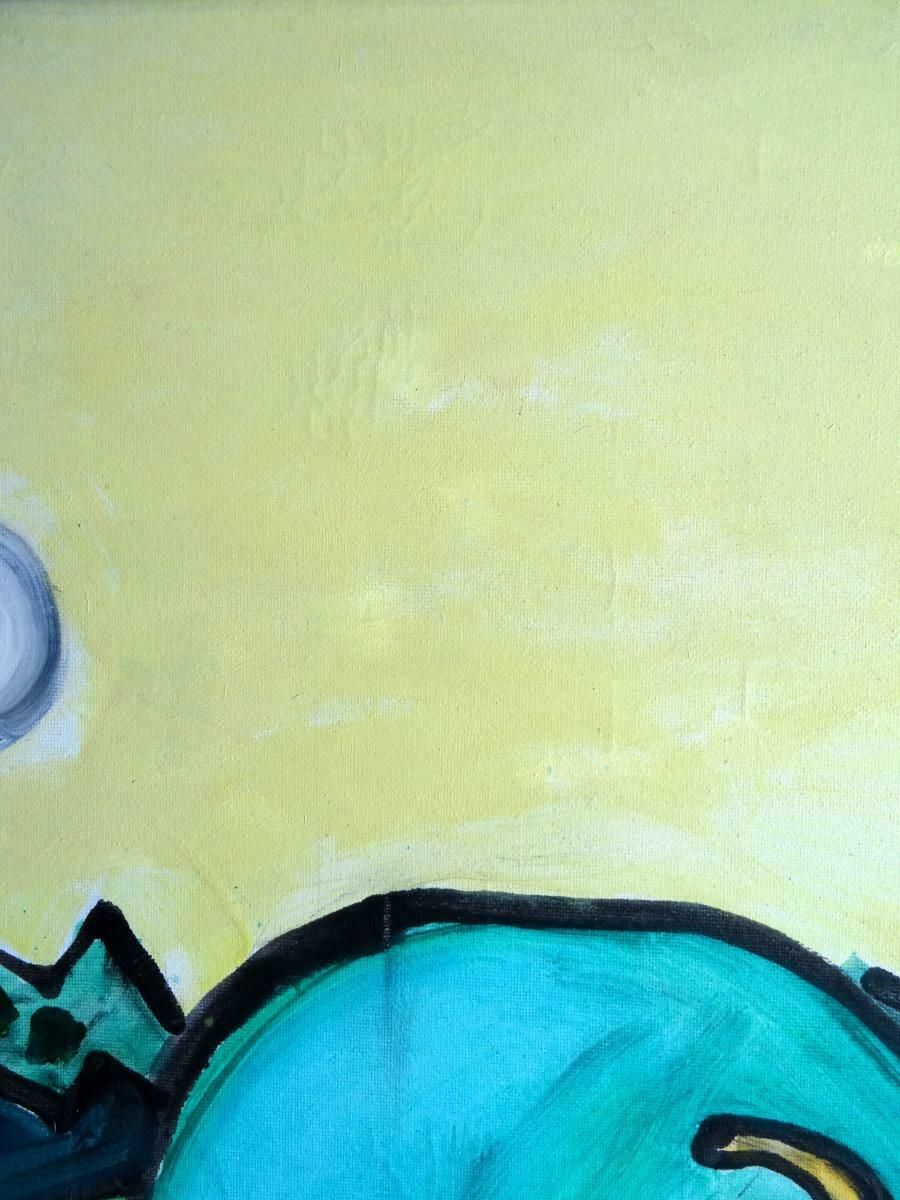 Aija Zarina Hillfort. 2011. Oil And Acrylic On Canvas photo for sale