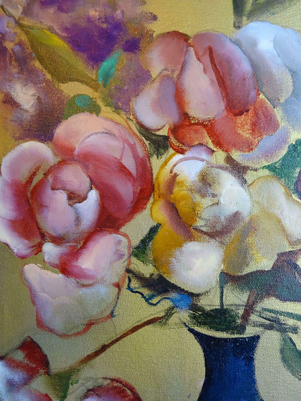Una Lekuze Still Life With Chinese Vase. 2020. Oil On Canvas photo Art