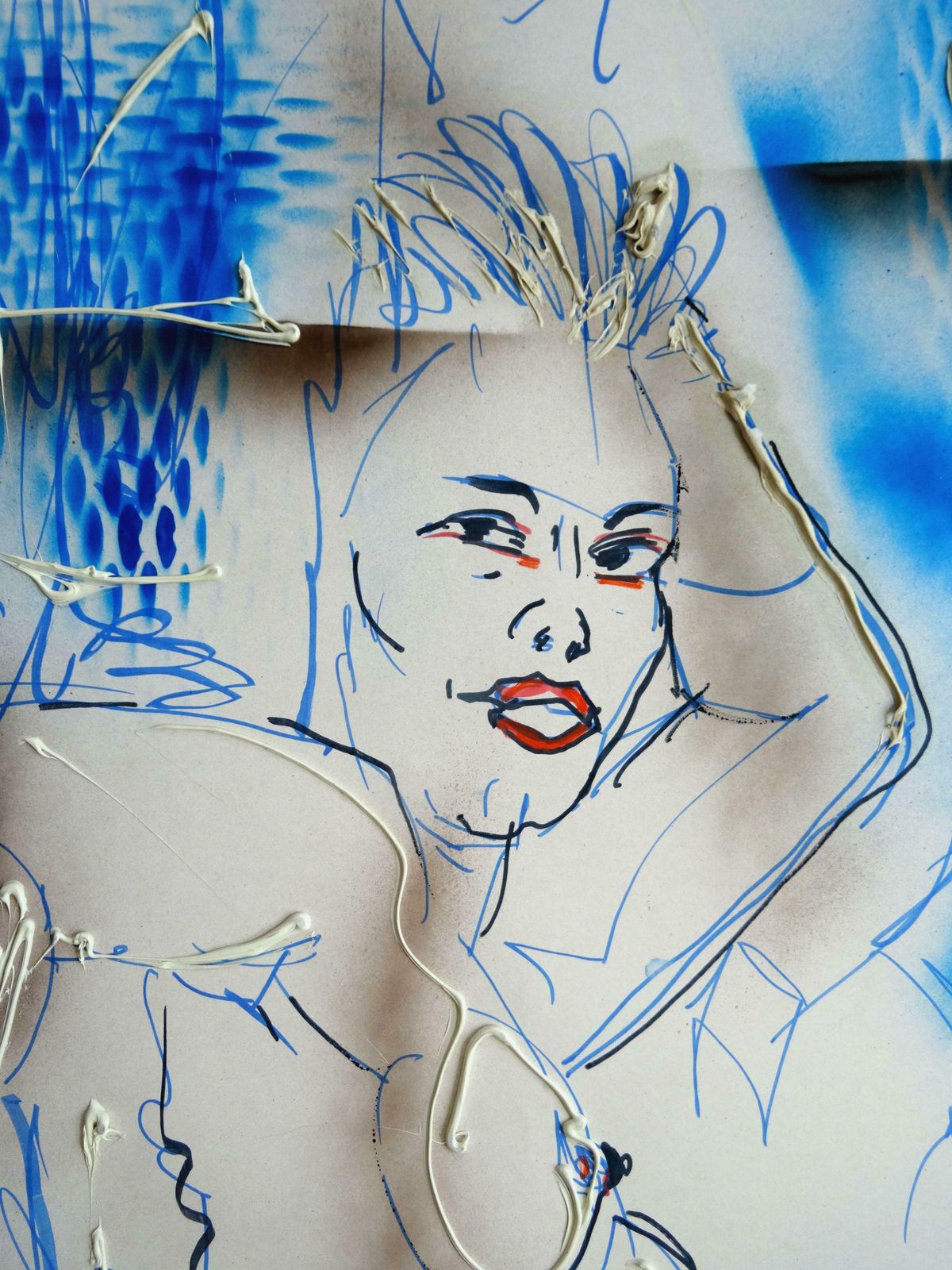 Maris Abilevs Mood. 2019. Paper, Mixed Media Art, photo for sale