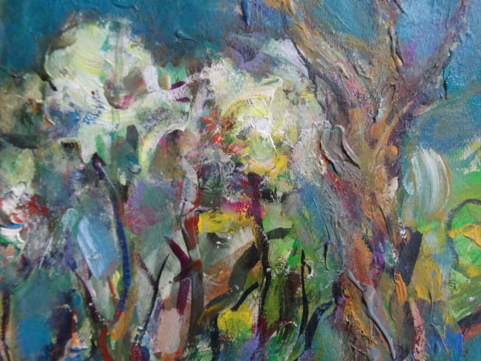 Dzidra Bauma Cherries Bloom. 2010, Acrylic On Paper photo vinterior