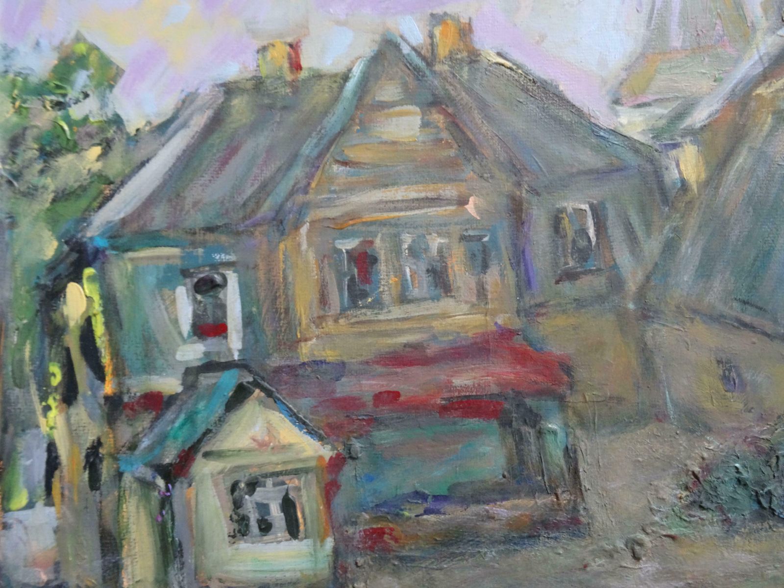 Dzidra Bauma Old Town. Catherine ''S Square. 2011, Acrylic On Paper photo vinterior